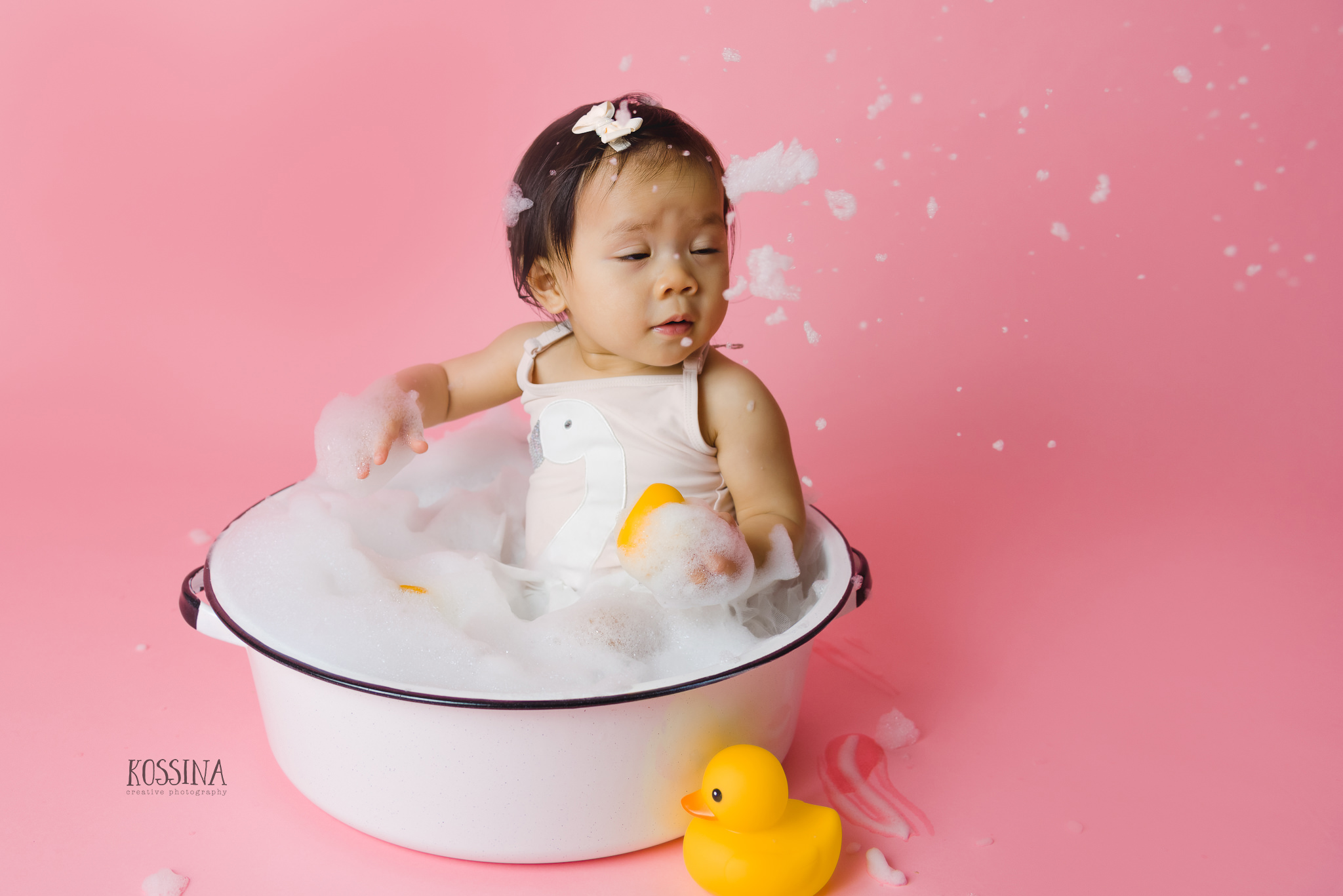 Baby Bath Tub Photo Session
